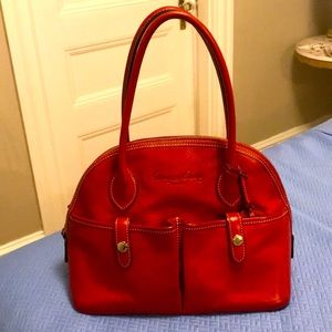 Dooney & Bourke Red Leather dome satchel